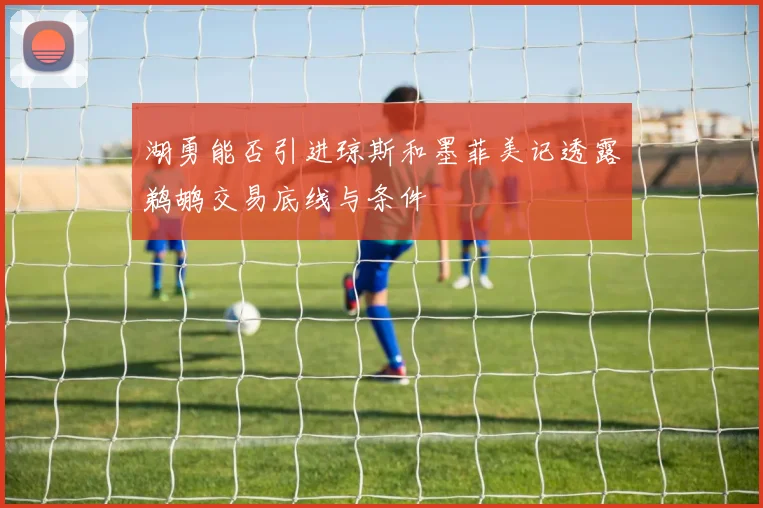 湖勇能否引进琼斯和墨菲美记透露鹈鹕交易底线与条件